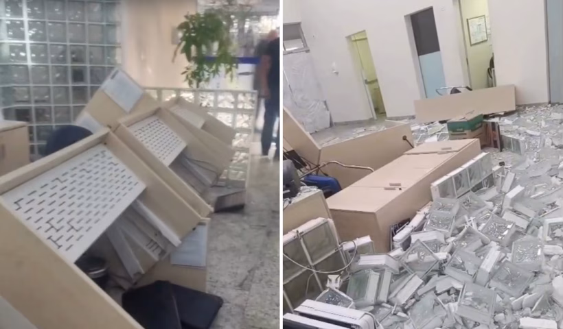 video-pai-destroi-recepcao-de-hospital-apos-morte-do-filho-em-jacarei