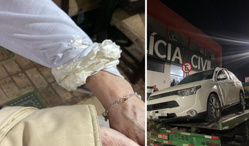 Polícia prende dupla após roubo e sequestro de idosa em Caçapava