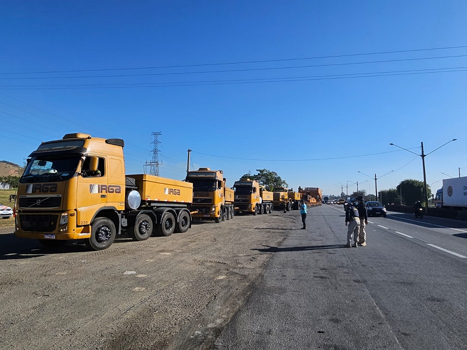 Maior carga da Via Dutra retoma transporte no Vale do Paraíba
