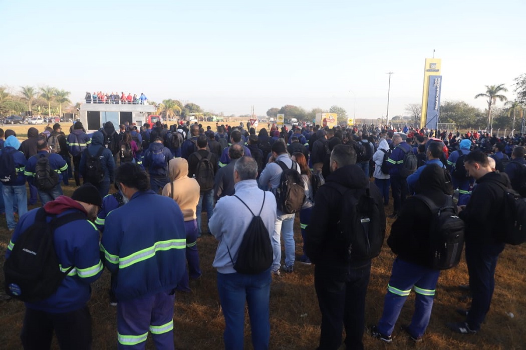 Metalúrgicos da Gerdau em Pinda protestam contra acidentes e demissões