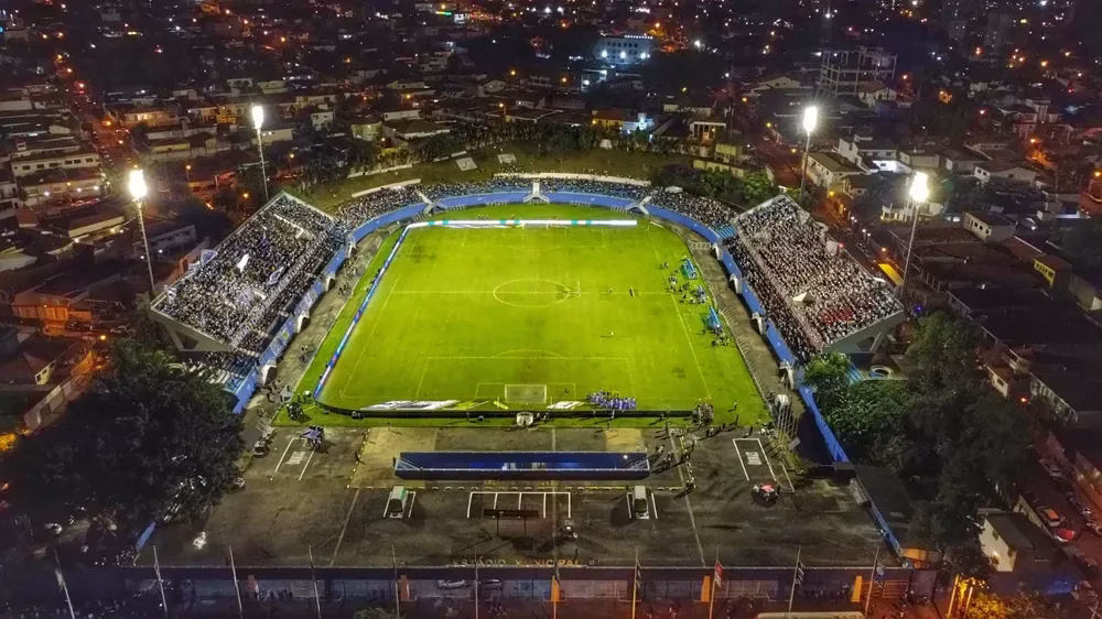 Estádio Municipal Walter Ribeiro, palco do primeiro jogo das oitavas de final entre São Bento x São José