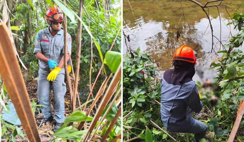 URGENTE: Corpo é encontrado no Rio Tavares, em Ubatuba