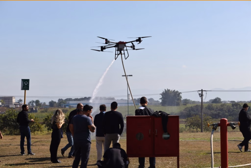 Drone criado em São José para incêndios atrai interesse nacional