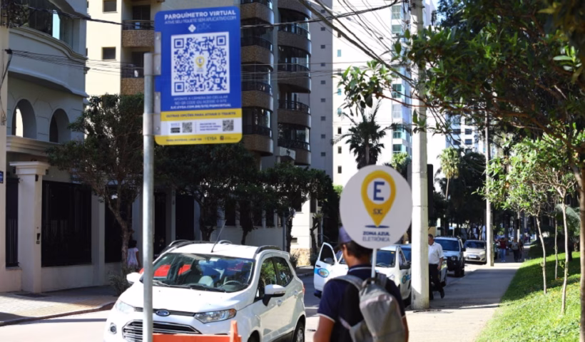 A partir de 29 de setembro, o sistema de Zona Azul eletrônica será ampliado em São José dos Campos