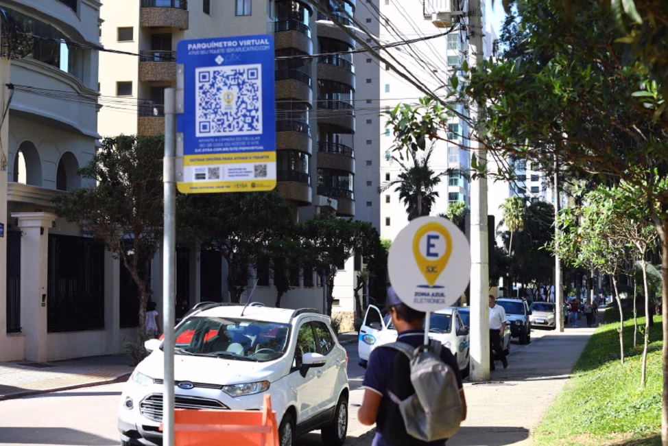 A partir de 29 de setembro, o sistema de Zona Azul eletrônica será ampliado em São José dos Campos