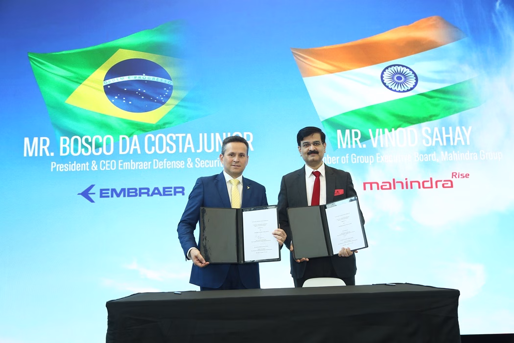 Embraer inaugura escritório na Índia e fecha acordo para o C-390