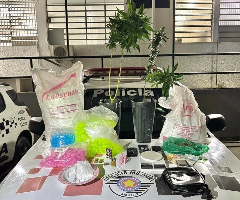 Polícia prende homem por tráfico com 37 kg de drogas em São José