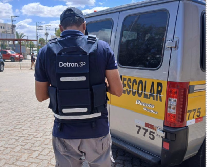 O Departamento Estadual de Trânsito de São Paulo (Detran-SP) intensificou as ações de fiscalização voltadas ao transporte escolar na região do Vale do