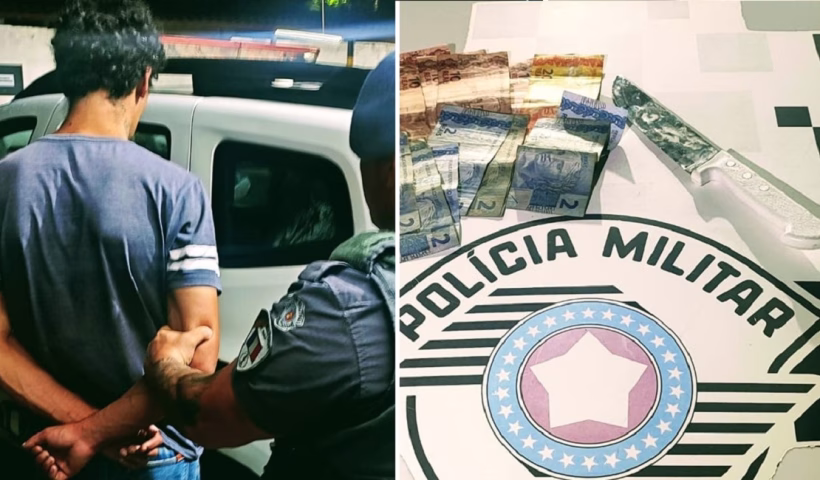 PM flagra assaltante durante tentativa de roubo em posto de Caraguatatuba