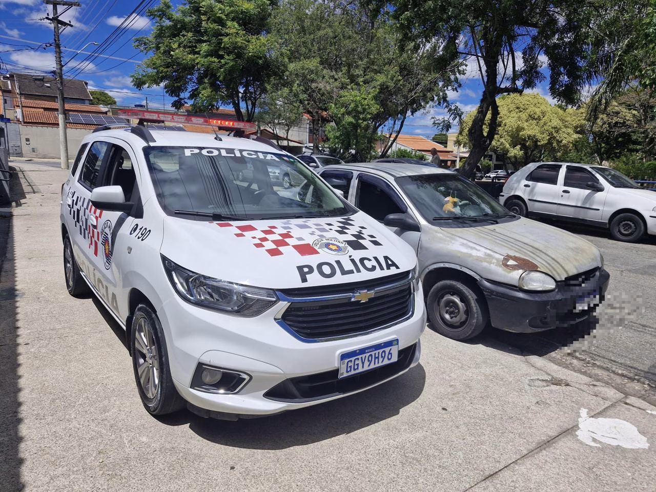carro dublê foi apreendido