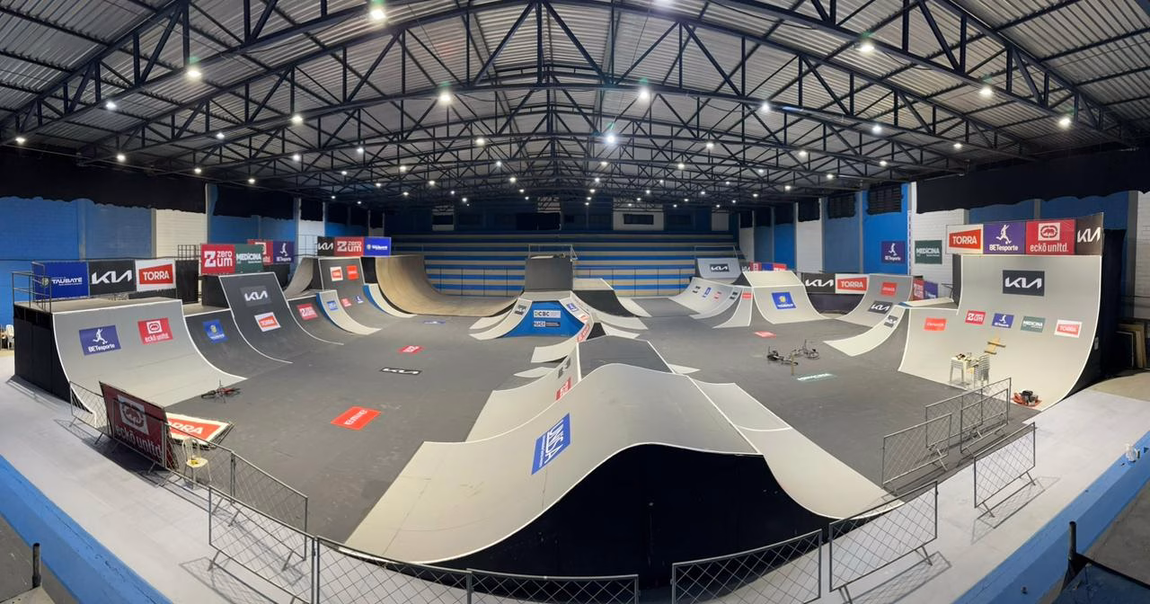 ginásio de esportes radicais do Parque Municipal Vale do Itaim será palco da Copa Internacional de BMX Park em Taubaté