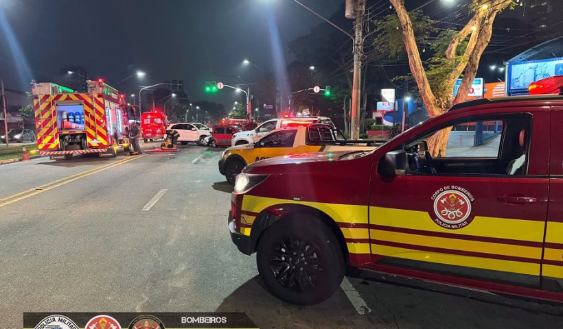 Idoso morre após colisão em série na Henrique Eroles, em São José dos Campos