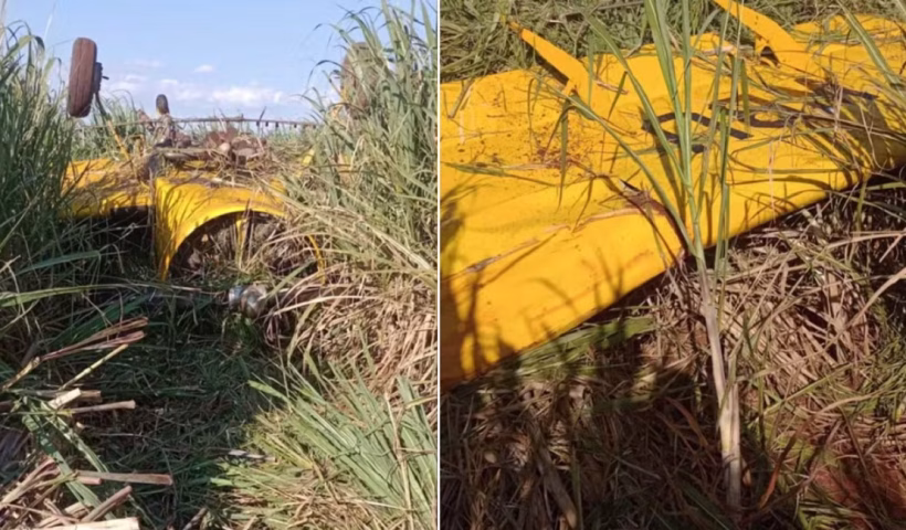 Piloto de 52 anos morre após queda de avião agrícola em Jaú, no interior de SP