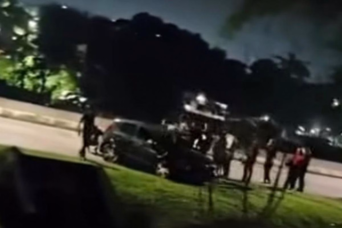 Acidente de trânsito aconteceu no acesso à Rodovia Mário Covas, na altura do bairro Jardim Aeroporto, região sul de São José dos Campos