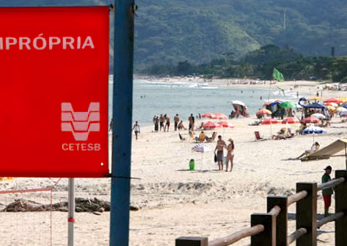 Litoral Norte tem 34 praias impróprias para banho