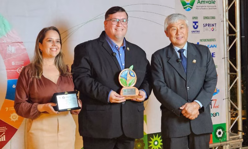 O SAAE Jacareí garantiu um importante reconhecimento regional ao conquistar o primeiro lugar na categoria especial “Gestão Responsável” do 2º Prêmio