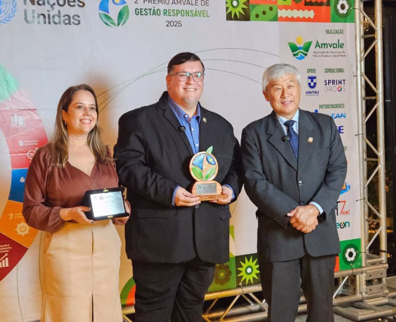 O SAAE Jacareí garantiu um importante reconhecimento regional ao conquistar o primeiro lugar na categoria especial “Gestão Responsável” do 2º Prêmio