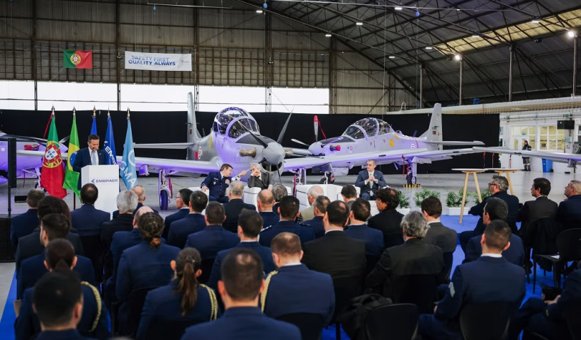 Embraer entrega primeiros Super Tucanos à Força Aérea de Portugal