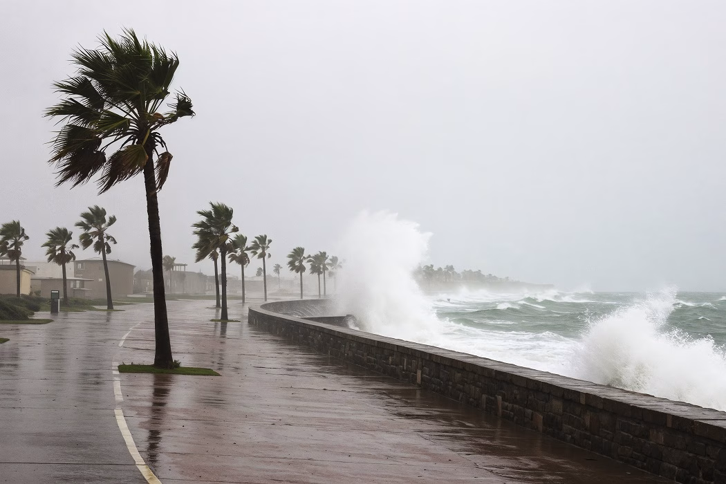 Ciclone traz chuva forte e ventos de até 90 km/h ao Vale e Litoral Norte de SP