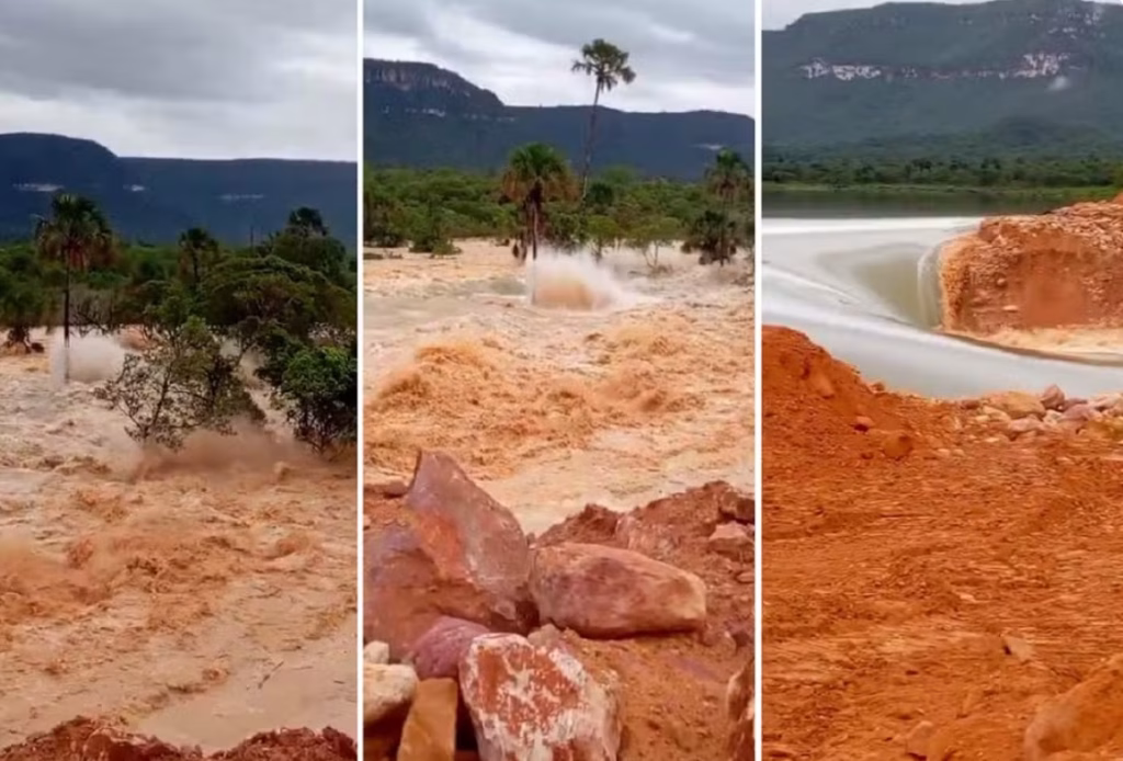 Rompimento em barragem provoca retirada de moradores no Tocantins