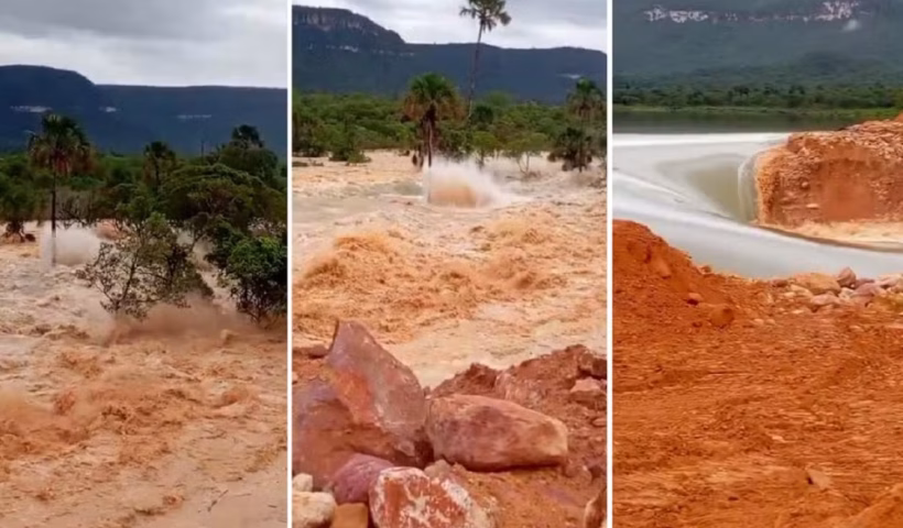 Rompimento em barragem provoca retirada de moradores no Tocantins