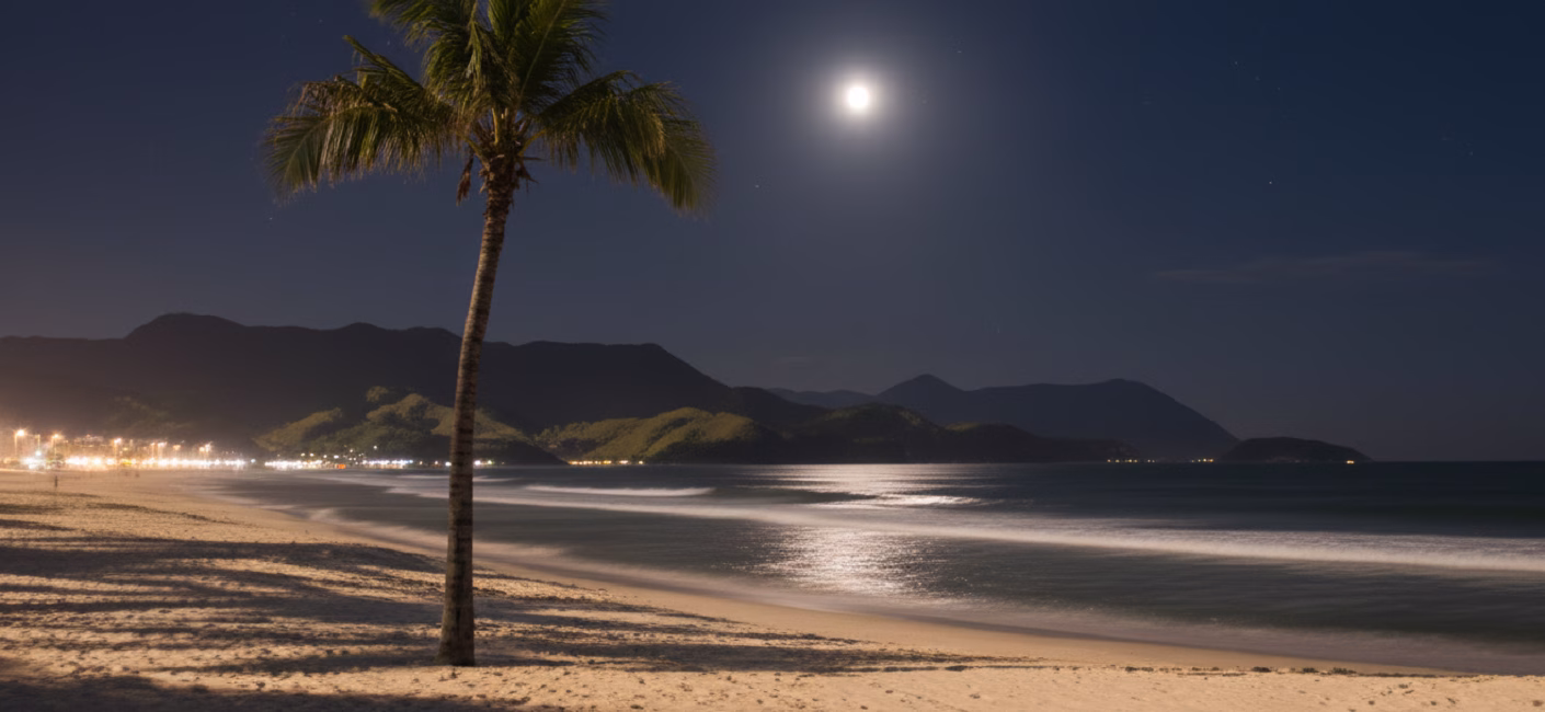 Homem morre afogado na madrugada em praia de São Sebastião