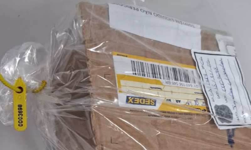 A Polícia Civil registrou, nesta quinta-feira (18), uma ocorrência de tráfico de drogas após a apreensão de entorpecentes encontrados em uma encomenda enviada
