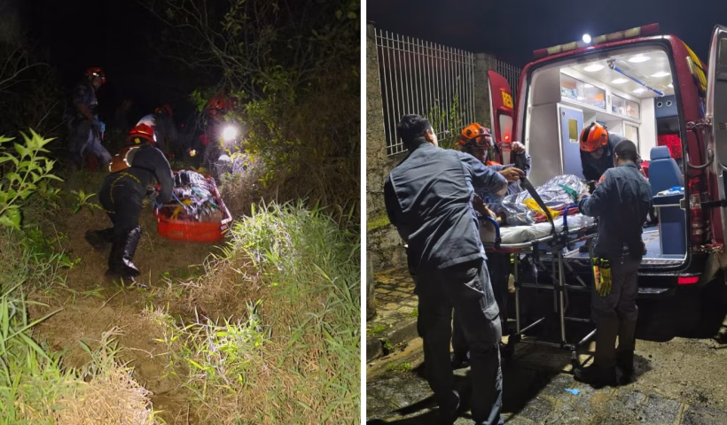 Corpo de Bombeiros de Ilhabela resgata turista alemão após queda em cachoeira
