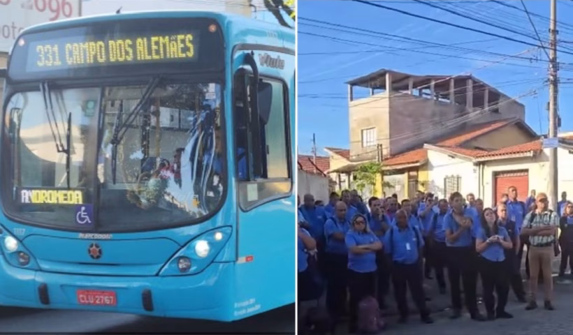 Greve de ônibus deixa bairros de São José dos Campos sem transporte