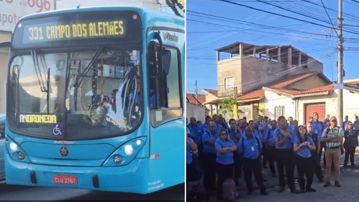Greve de ônibus deixa bairros de São José dos Campos sem transporte