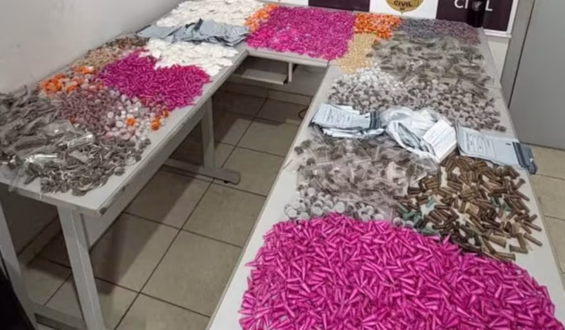 Operação da Polícia Civil apreende mais de 5,2 mil porções de drogas e prende dois em Caçapava