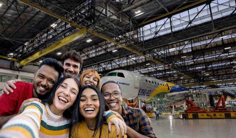 Embraer abre 45 vagas de estágio técnico em São José, Taubaté e demais cidades