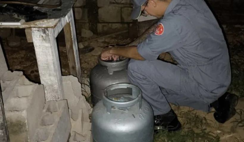 Vazamento de gás mobiliza bombeiros no Perequê Açu, em Ubatuba