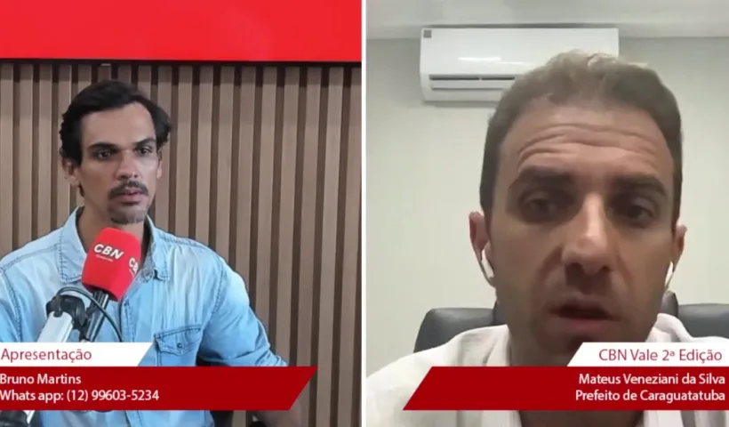 Prefeito de Caraguá detalha à CBN Vale as ações emergenciais para garantir a limpeza urbana da cidade