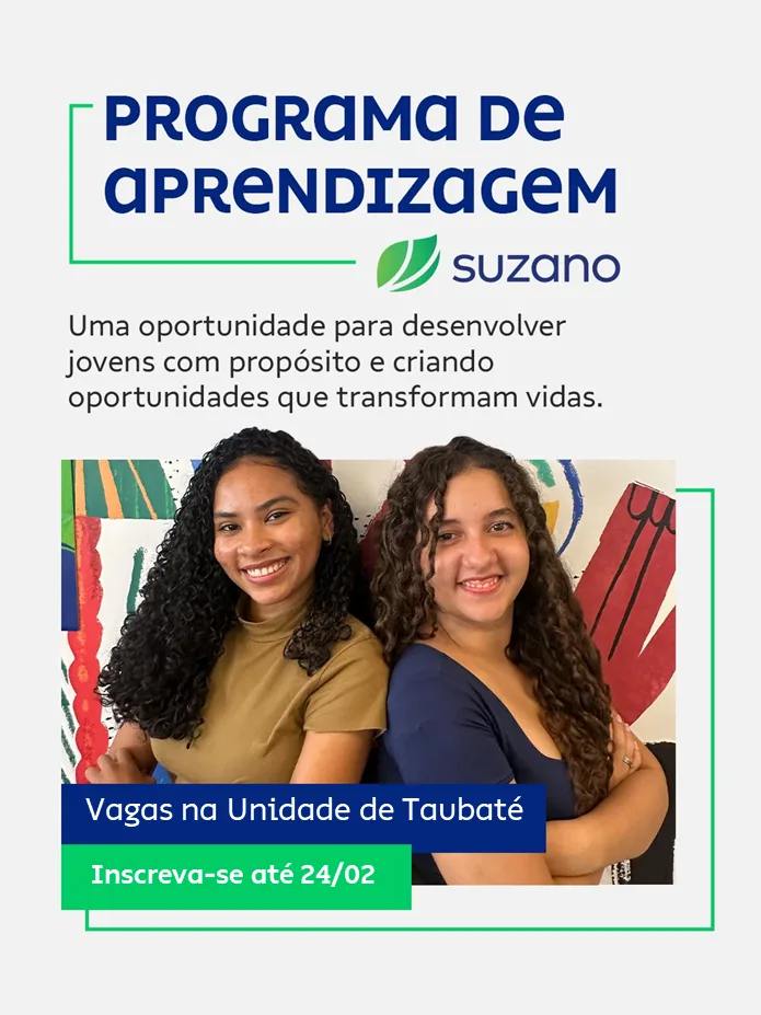 Gigante do setor de celulose abre vagas para Jovem Aprendiz em Taubaté