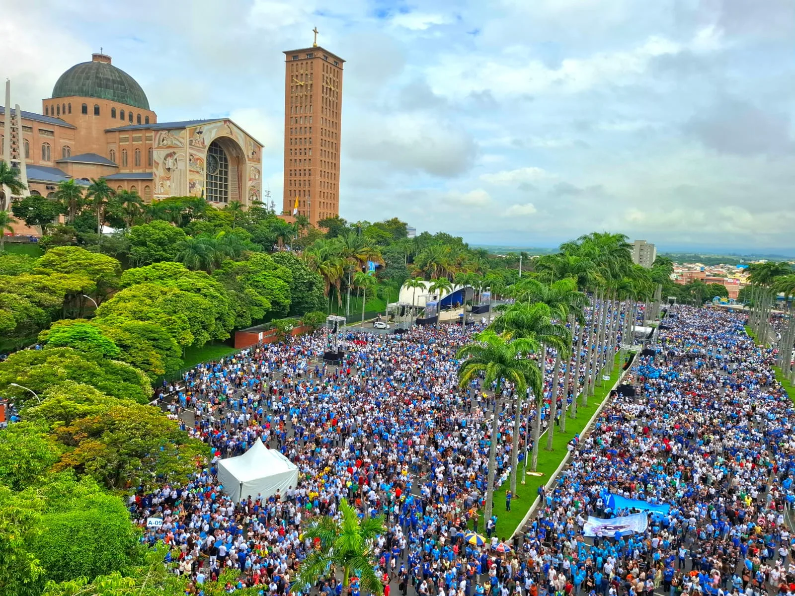 Terço dos Homens no Santuario Nacional de Aparecida