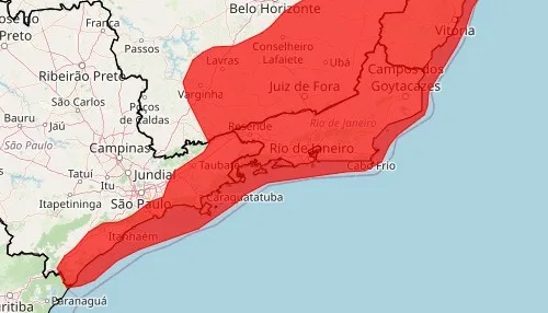 Mapa do Inmet