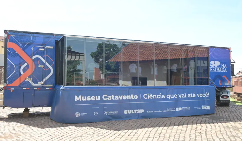 Carreta do Museu Catavento leva ciência gratuita ao Parque da Cidade, em SJC