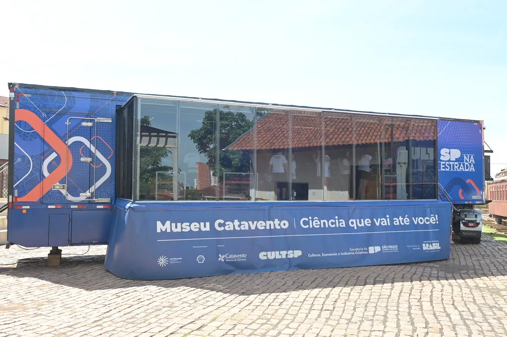Carreta do Museu Catavento leva ciência gratuita ao Parque da Cidade, em SJC