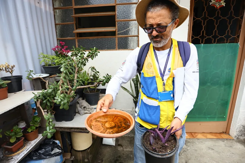 Primeira Avaliação de Densidade Larvária (ADL) de 2026 em São José dos Campos apontou redução nos índices de infestação do mosquito Aedes aegypti, transmissor da dengue, zika e chikungunya