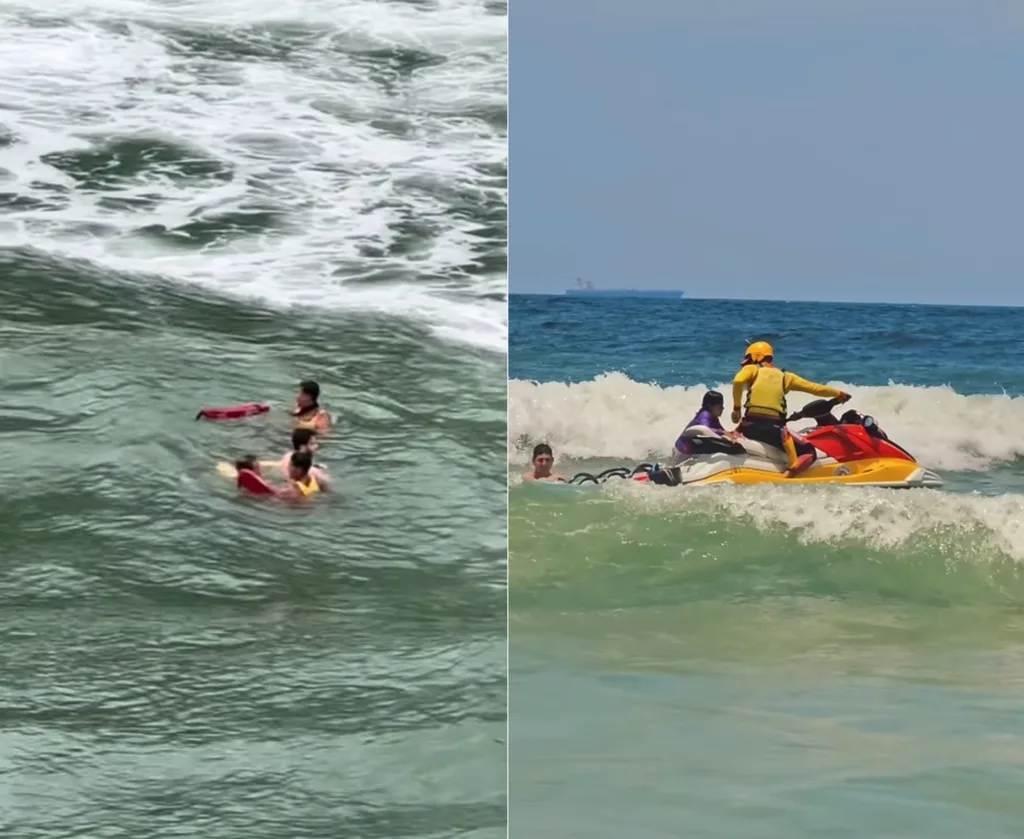 Carnaval tem 219 afogamentos e 1 morte no litoral de SP