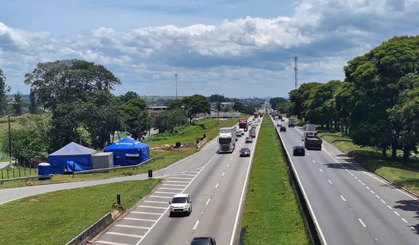 Via Dutra terá pista interditada para lançamento de viga, em cidade do Vale