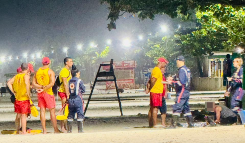 Mulher morre após mal súbito em praia do Litoral Norte