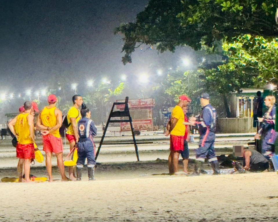 Mulher morre após mal súbito em praia do Litoral Norte