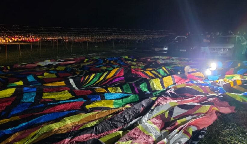 GCM impede soltura de balões gigantes em evento clandestino em Jacareí