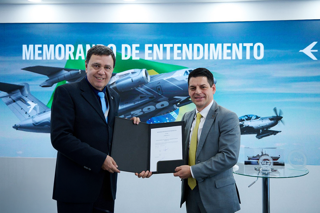 Embraer firma parceria com estatal do Brasil para o setor de defesa