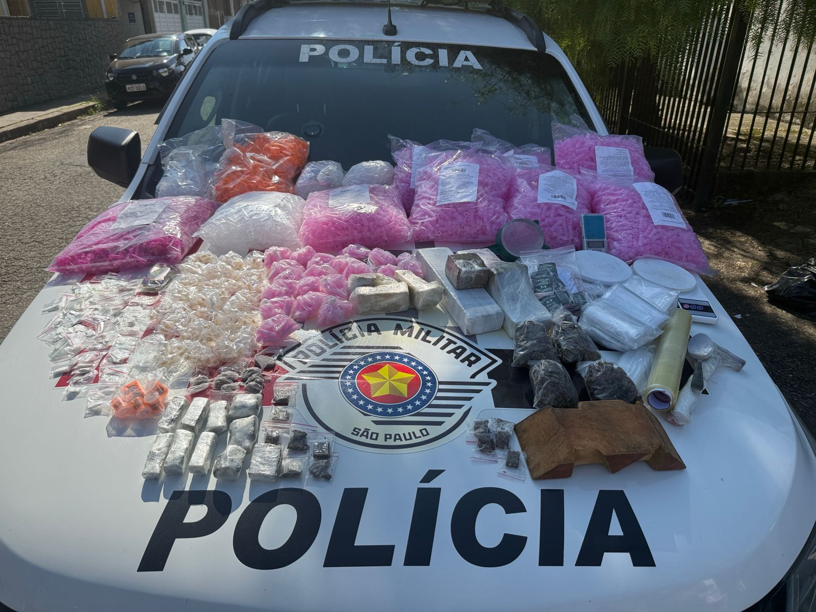 drogas apreendidas em Guaratinguetá