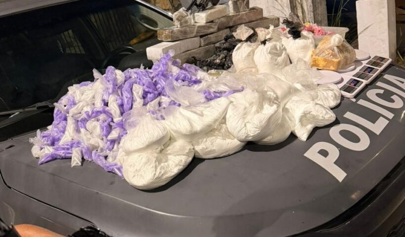 Mais de 19 kg de drogas são apreendidos pelo BAEP em Roseira