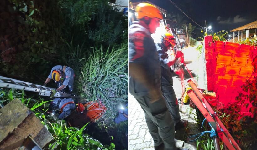 Homem embriagado cai de 4 metros e é imobilizado após resistir a socorro em Ilhabela