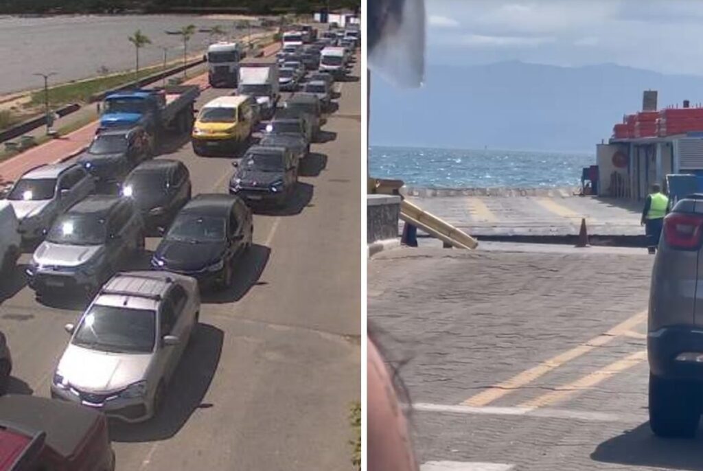 Travessia de balsa tem atraso de até 2 horas no Litoral Norte